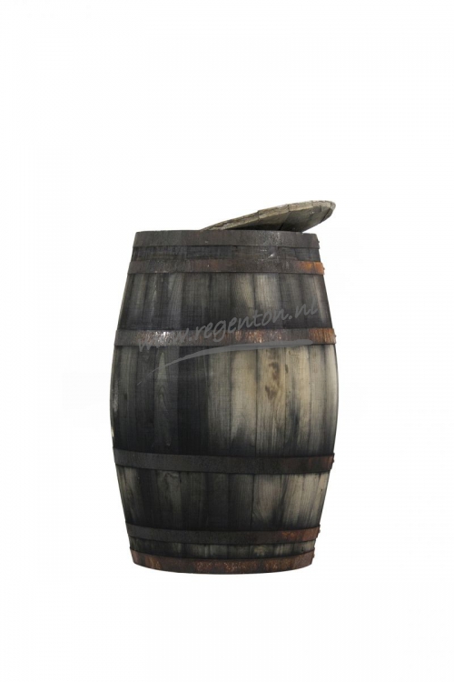  Regenton 225 liter oud gemaakt met los deksel