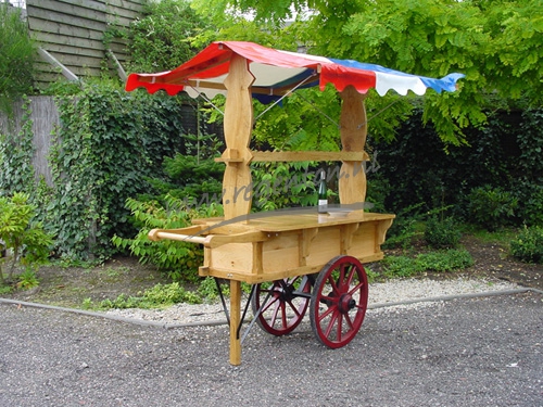  Haringkar eiken met houten wielen