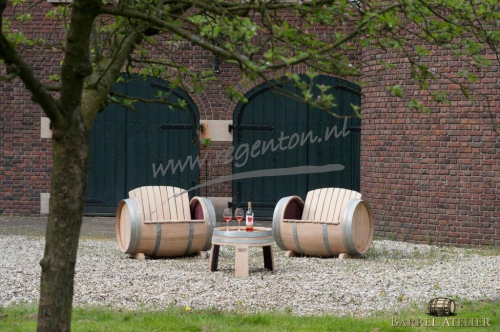  Wijnvat loungeset Ilja Gort onbehandeld