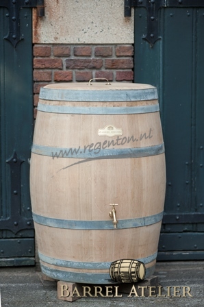  Houten Regenton Luxe onbehandeld 225L eiken wijnvat onbehandeld
