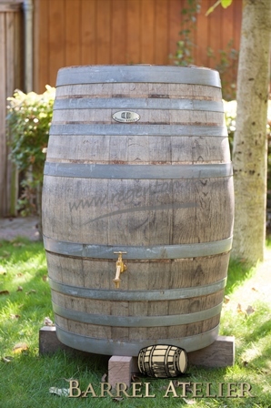  Houten Regenton Budget 225L eiken wijnvat vast deksel