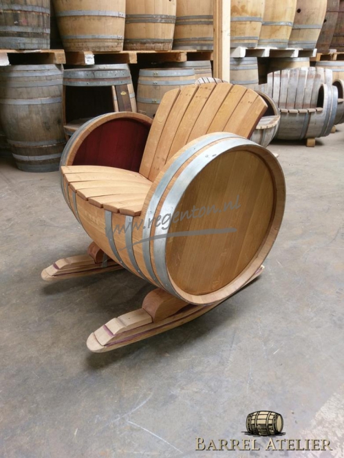  Schommelstoel onderstel eiken