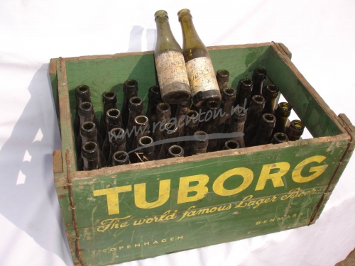  Tuborg originele bierkist incl flesjes