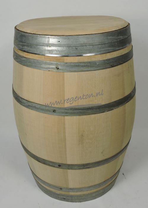  Regenton blank eiken ongelakt los deksel
