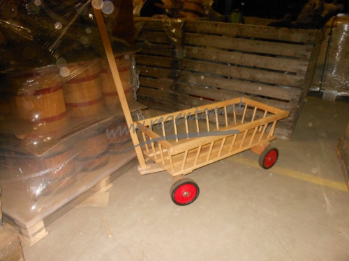  Bolderkar nieuw rode wielen