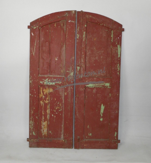  Set rode decoratie staldeurtjes